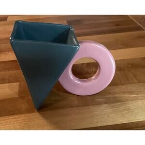 1980s Feltman Langer Postmodern Memphis Group Peter Shire Coffee Mug Vintage POP